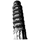 Vinilo decorativo Torre de Pisa