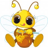 Vinilo infantil abeja