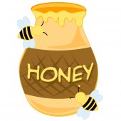Vinilo infantil abejas