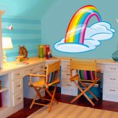 Vinilo infantil Arco iris