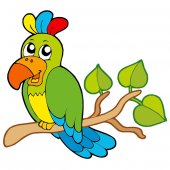 Vinilo infantil aves