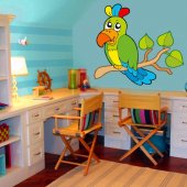 Vinilo infantil aves