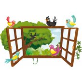 Vinilo infantil aves