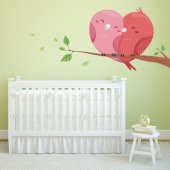 Vinilo infantil aves