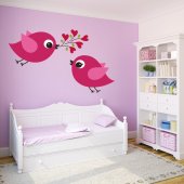 Vinilo infantil aves