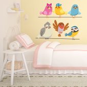 Vinilo infantil aves