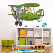 Vinilo infantil avión