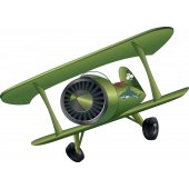 Vinilo infantil avión