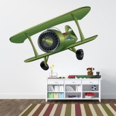 Vinilo infantil avión