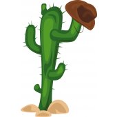Vinilo infantil cactus