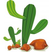 Vinilo infantil cactus