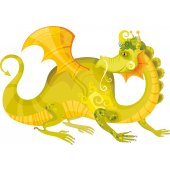 Vinilo infantil dragón