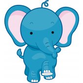 Vinilo infantil elefante bebé