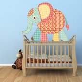 Vinilo infantil elefante bebé