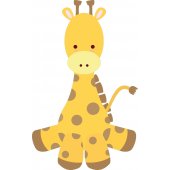 Vinilo infantil jirafa