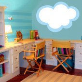 Vinilo infantil nube