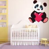 Vinilo infantil panda