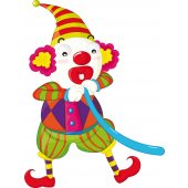 Vinilo infantil payaso