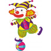 Vinilo infantil payaso