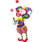 Vinilo infantil payaso