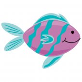 Vinilo infantil pescado