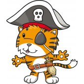 Vinilo infantil pirata