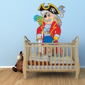 Vinilo infantil pirata