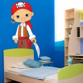 Vinilo infantil pirata