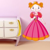 Vinilo infantil princesa