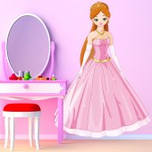 Vinilo infantil princesa