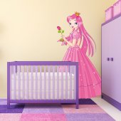 Vinilo infantil princesa