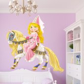 Vinilo infantil princesa