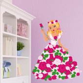 Vinilo infantil princesa