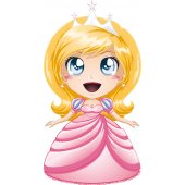 Vinilo infantil princessa