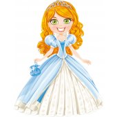 Vinilo infantil princessa