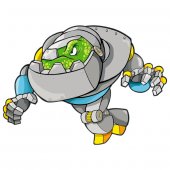 Vinilo infantil robot