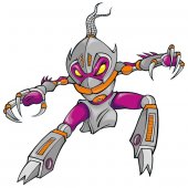 Vinilo infantil robot