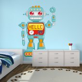 Vinilo infantil robot