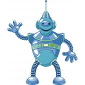 Vinilo infantil robot