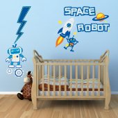 Vinilo infantil robot