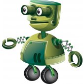 Vinilo infantil robot