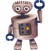 Vinilo infantil robot