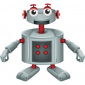 Vinilo infantil robot