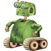 Vinilo infantil robot