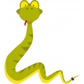 Vinilo infantil serpiente