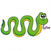 Vinilo infantil serpiente