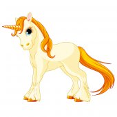 Vinilo infantil unicornio