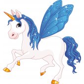 Vinilo infantil unicornio