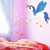 Vinilo infantil unicornio