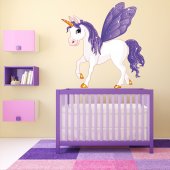 Vinilo infantil unicornio